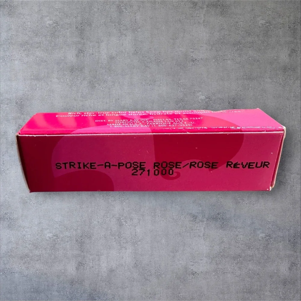 Mary Kay MK Signature Creme Lipstick Strike-A-Pose Rose 271000 0.13oz‎ New